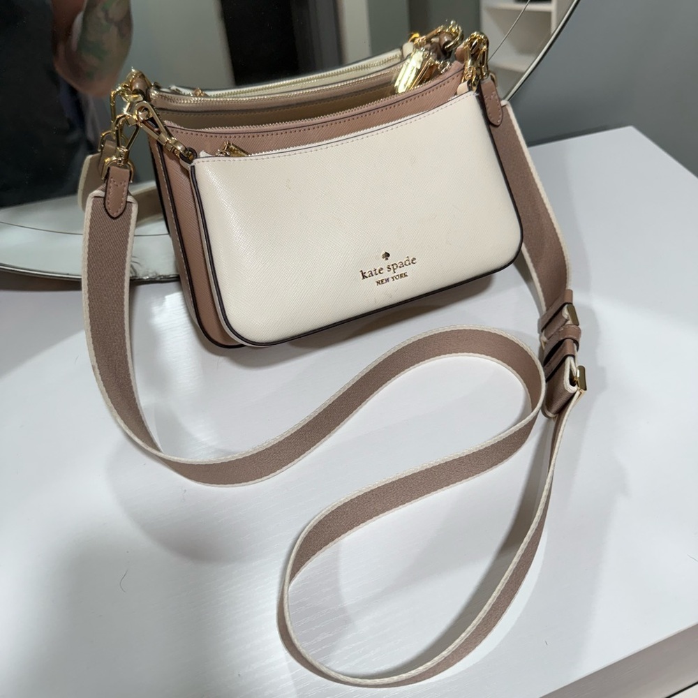 NWOT Kate Spade Duet Colorblock Saffiano
Leather Small Crossbody
